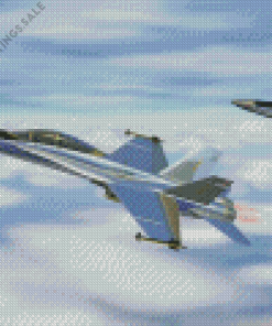 Aesthetic McDonnell Douglas F/A 18 Hornet Diamond Painting