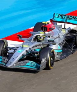 Mercedes F1 Car Diamond Painting