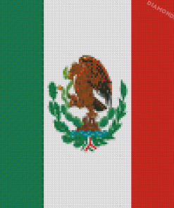 Flag Of Mexico Diamond Painting