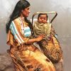 Native Mother And Baby Diamond Painting