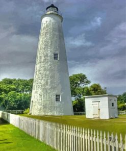 Ocracoke Lighthouse Diamond Painting