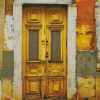 Old Yellow Door Diamond Painting