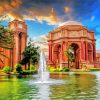 Palace Of Fine Arts California San Francisco Diamond Painting