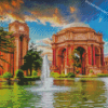 Palace Of Fine Arts California San Francisco Diamond Painting