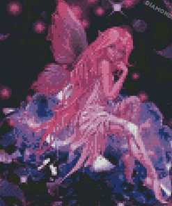 Pink Fairy Elf Diamond Painting
