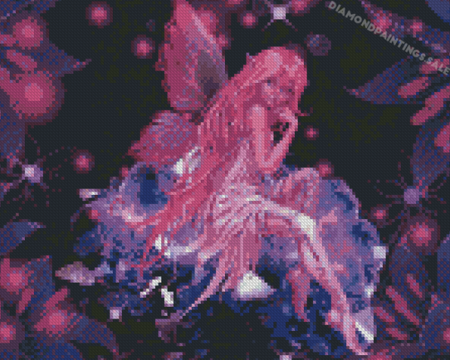 Pink Fairy Elf Diamond Painting