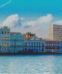 Recife Seaside Buildings Diamond Painting