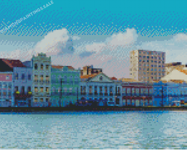 Recife Seaside Buildings Diamond Painting