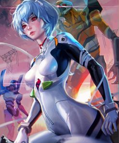 Rei Ayanami Anime Character Art Diamond Painting