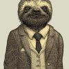 Sloth In Suit Diamond Painting