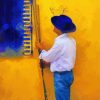 Spanish Man In Blue Hat Diamond Painting