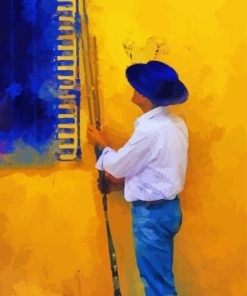 Spanish Man In Blue Hat Diamond Painting