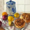 Still Life Bread And Fruit Diamond Painting