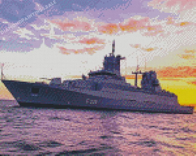 The F125 Ship Diamond Painting
