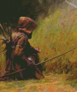 The Lonely Hunter Diamond Painting