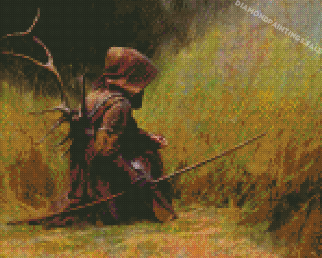 The Lonely Hunter Diamond Painting