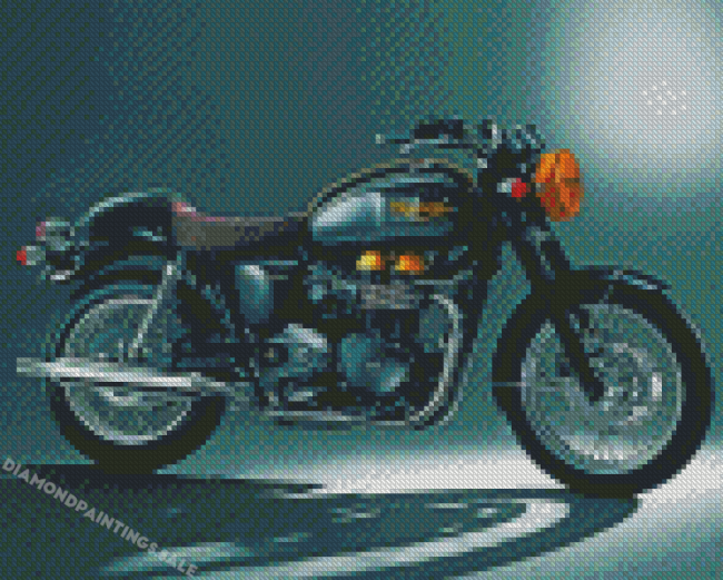 Triumph Bonneville Motocross Diamond Painting