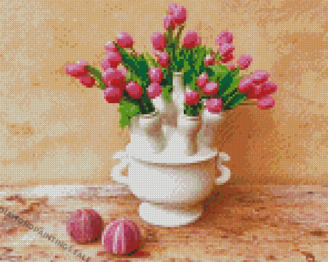 Tulips Vase Diamond Painting