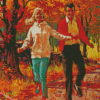 Vintage Autumn Couple Diamond Painting