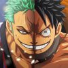 Zoro And Luffy Face Diamond Painting