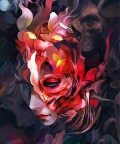 Abstract Lady Diamond Painting