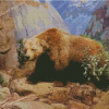 Aesthetic California Bear Diamond Painting