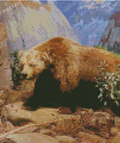 Aesthetic California Bear Diamond Painting