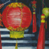 Aesthetic Chinese Lantern Diamond Painting