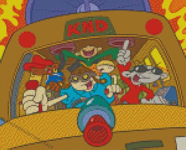 Aesthetic Codename Kids Next Door Diamond Painting