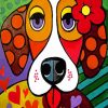 Aesthetic Cubism Dog Diamond Painting