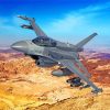 Aesthetic F 16 Fighting Falcon Diamond Painting