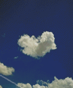 Aesthetic Heart Cloud Diamond Painting