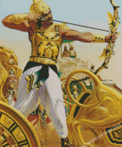 Aesthetic Indian Warrior Diamond Painting