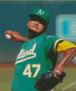 Aesthetic Oakland A's Diamond Painting
