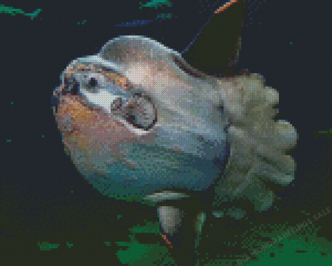 Aesthetic Ocean Sunfish Diamond Painting