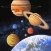 Aesthetic Space And Planets Diamond Painting