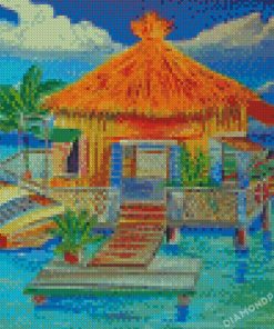 Aesthetic Surf Shack Diamond Painting