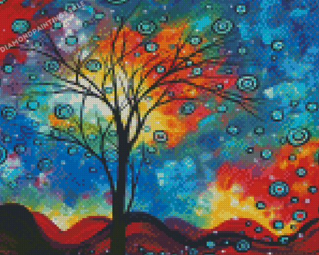 Aesthetic Tree Branches Diamond Painting