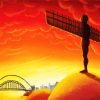 Aesthetic Angel Of The North Diamond Painting