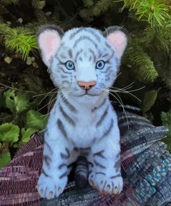 Aesthetic White Baby Tiger Diamond Painting