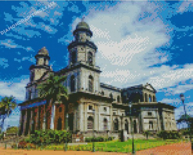 Antigua Catedral De Managua Diamond Painting
