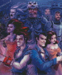 Army Of Darkness Characters Diamond Painting