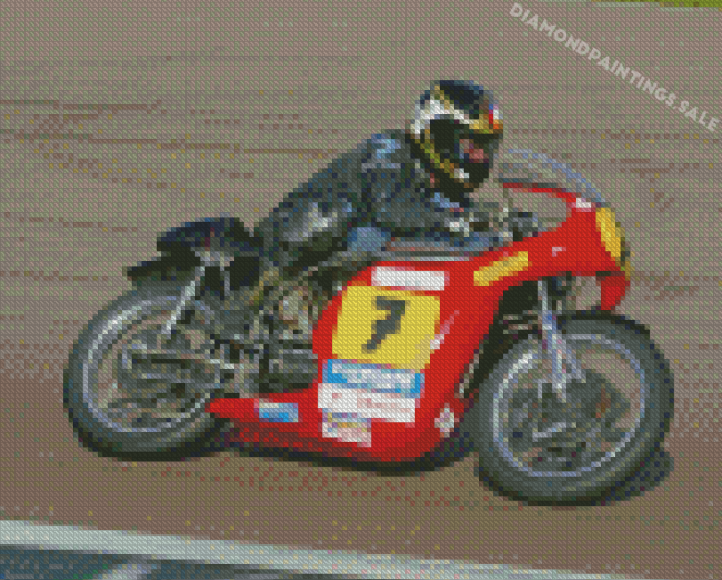 Barry Sheene Diamond Painting