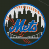 Baseball Team Mets Logo Diamond Painting