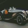 Black Jaguar Classic Car Diamond Painting