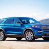 Blue Ford Explorer Diamond Painting