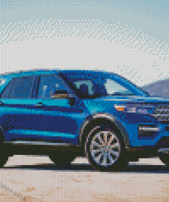 Blue Ford Explorer Diamond Painting