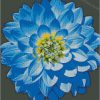 Blue Dahlia Art Diamond Painting