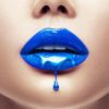 Blue Lips Diamond Painting