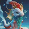 Christmas Dragon Art Diamond Painting